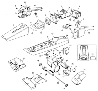 Part Location Diagram of 94825-05 Black and Decker Fan
